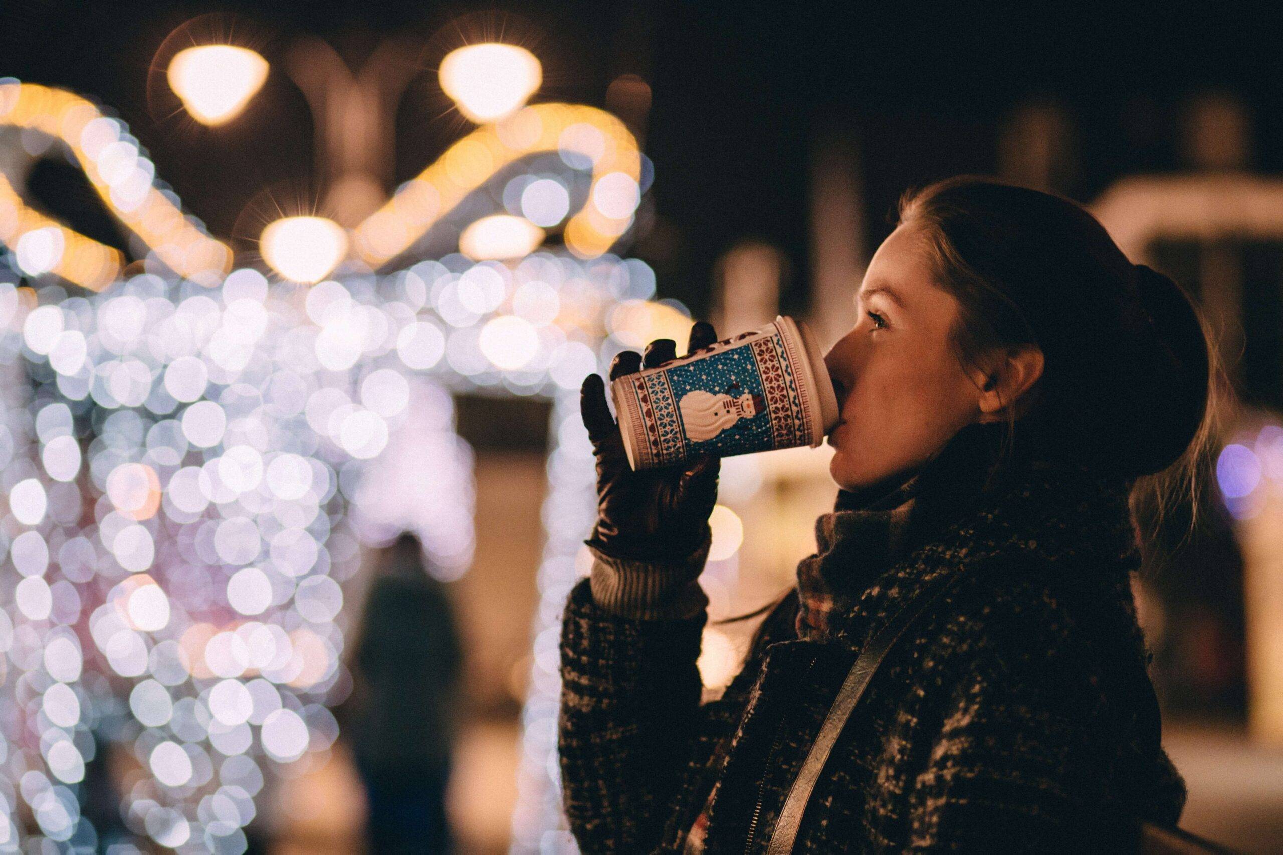 woman at Christmas Market